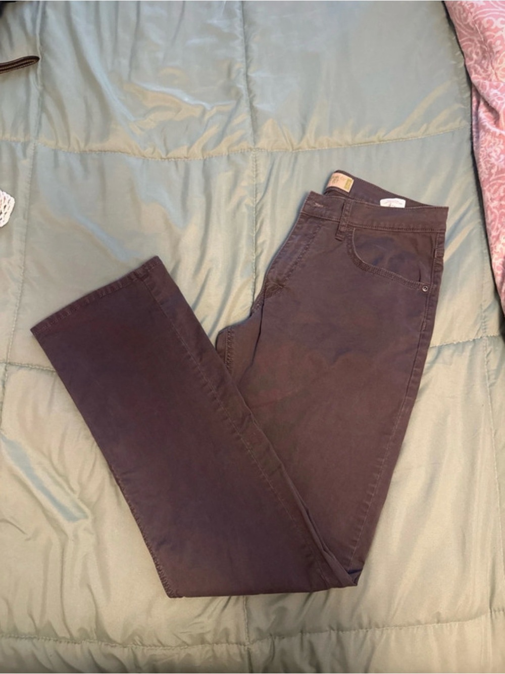 Wrangler Men's Straight Jeans in Dark Gray